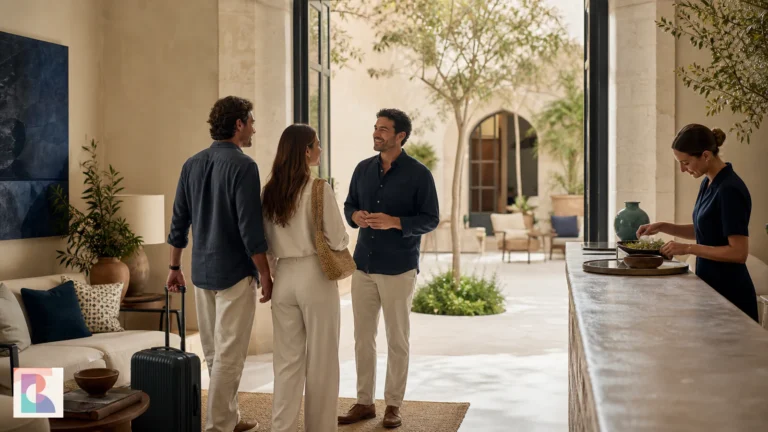 Host accoglie una coppia in un hotel differenziato