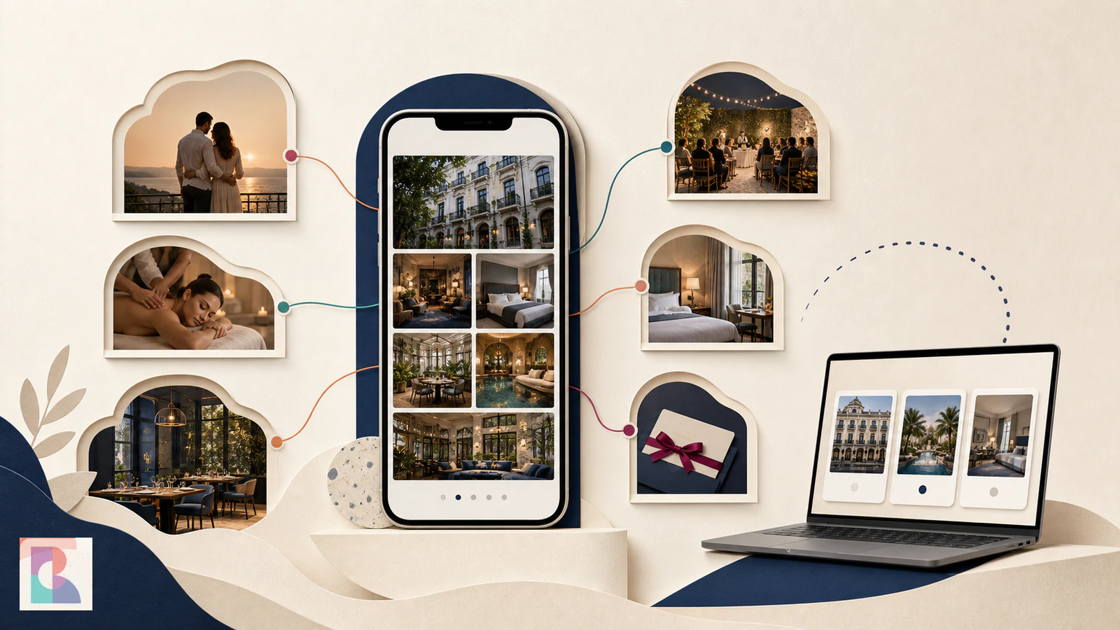 Strategia Instagram per hotel con servizi locali, profilo social e confronto su OTA
